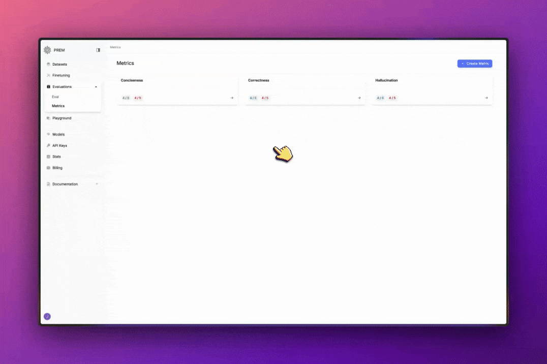 Gif of changing evaluation rules